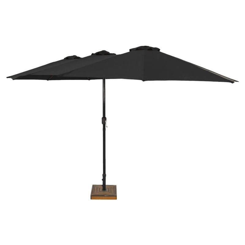 Ombrelone Retangular Oversize 4,60m X 2,70m Preto Bel
