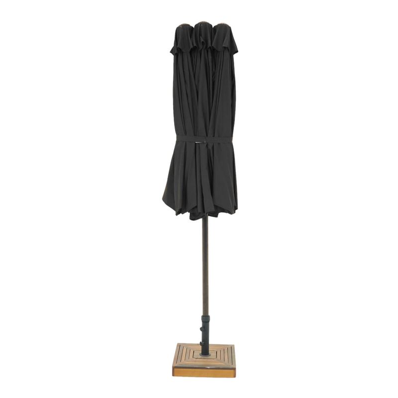 Ombrelone Retangular Oversize 4,60m X 2,70m Preto Bel