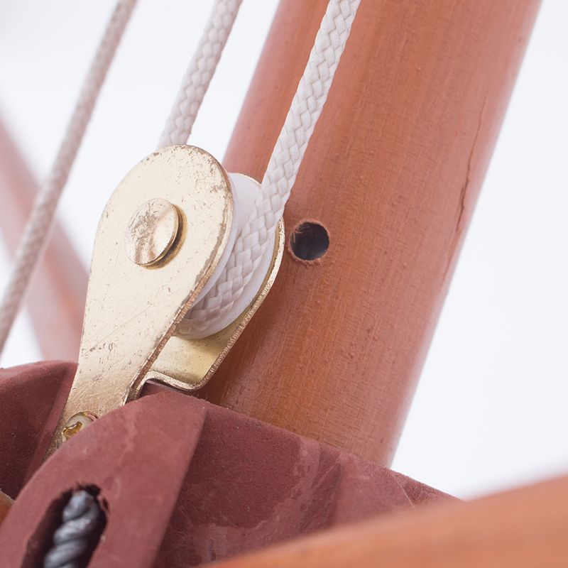 Ombrelone Treviso de Madeira e Poliéster 4,00m Azul Marinho Bel