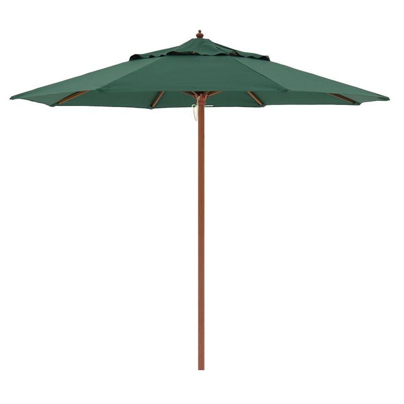 Ombrelone Treviso de Madeira e Poliéster 4,00m Verde Oliva Bel