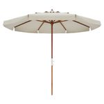 Ombrelone Positano Bagum Madeira 3,00m Bege Bel