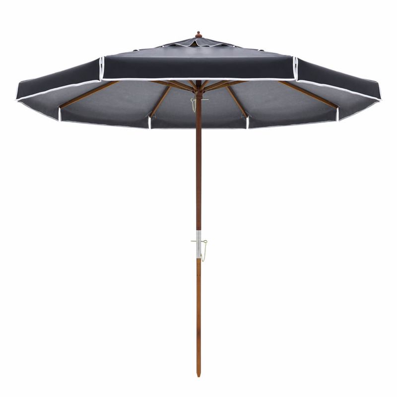 Ombrelone Positano Bagum Madeira 3,00m Preto Bel