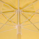 Guarda-sol Articulado Em Bagum com Haste de Alumínio 2,40m Amarelo Bel