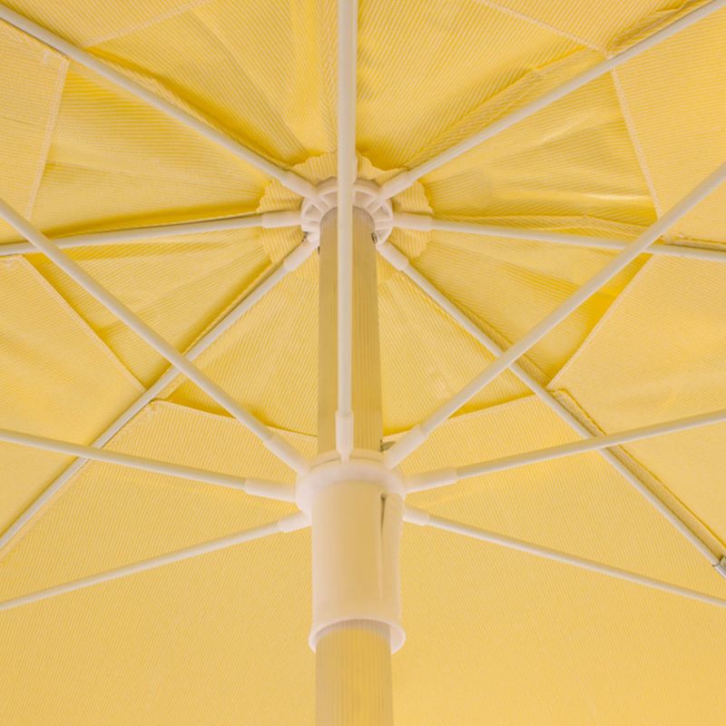 Guarda-sol Articulado Em Bagum com Haste de Alumínio 2,40m Amarelo Bel