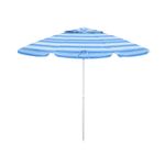 Guarda-sol Em Poliéster e Haste de Alumínio 2,40m Listrado Cores Sortidas Bel