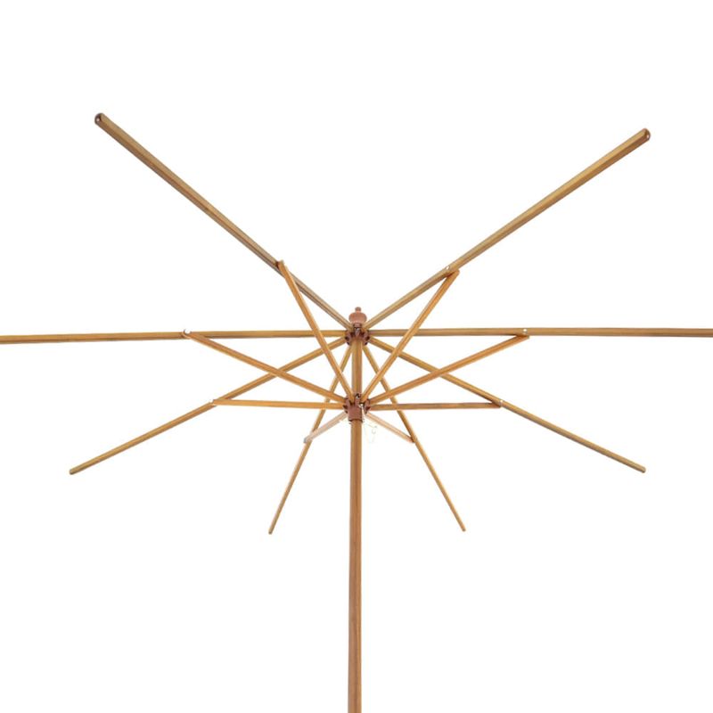 Ombrelone Treviso de Madeira Em Poliéster 2,40m Verde Oliva Bel