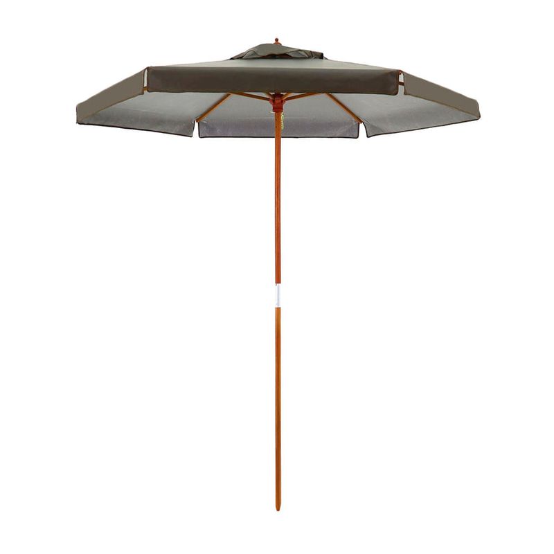 Ombrelone Itapema Bagum Madeira 2,00m Marrom  Bel