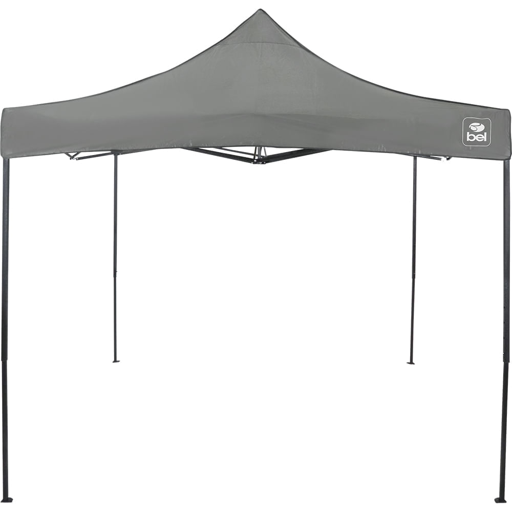 3Dペーパーハウス(trois dimensions) Tenda Gazebo Dobrável Pagoda 3m x 3m Oxford Cinza Bel
