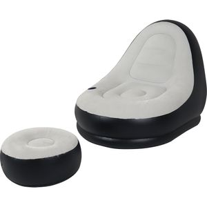 Poltrona Inflável Lounge com Pufe Bel