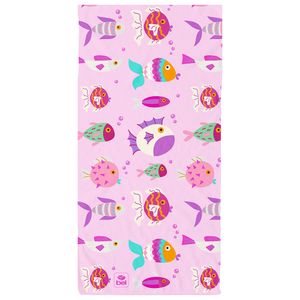 Toalha de Praia Cotton Soft Grande 1,40m Peixinhos Bel