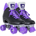 Patins Quad Retro Basic Preto & Roxo Bel