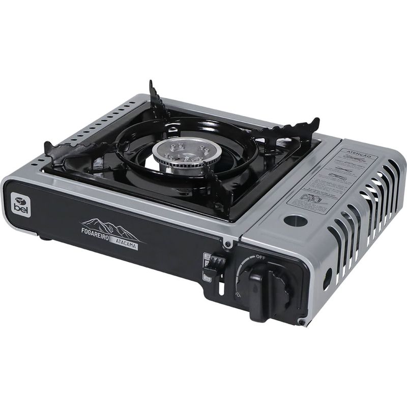 Fogareiro a Gás Atacama com Ignição Eletrônica Cinza Bel