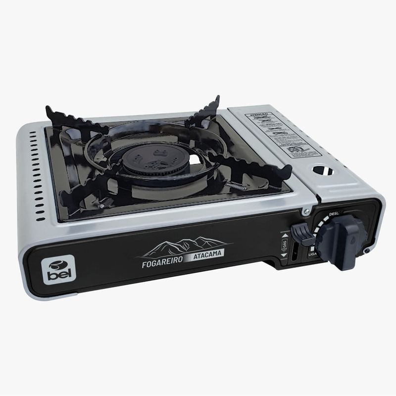 Fogareiro a Gás Atacama com Ignição Eletrônica Cinza Bel
