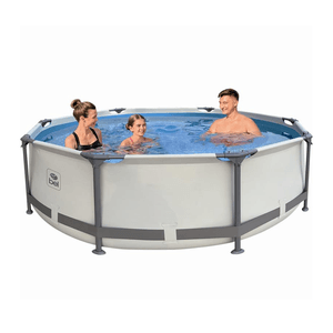 Piscina de Armação 5.000 Litros Cinza Bel