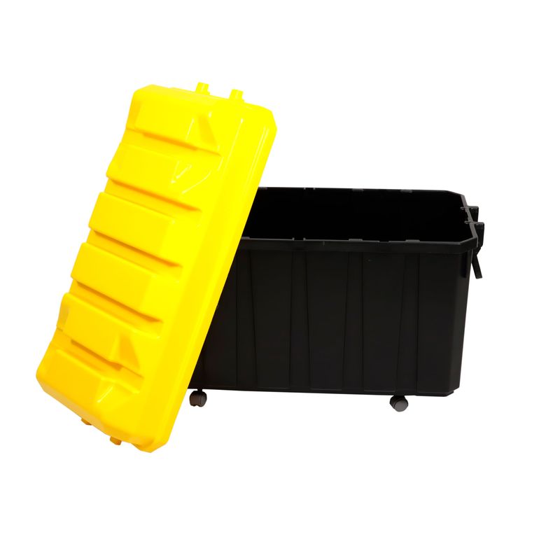 Caixa Plástica Multiuso com Alça e Rodinhas Bel