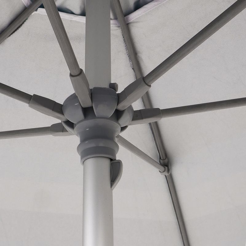 Guarda-sol Milagres Premium 2,40m Em Aluminio Varetas Fibra de Vidro Degrade Azul Bel