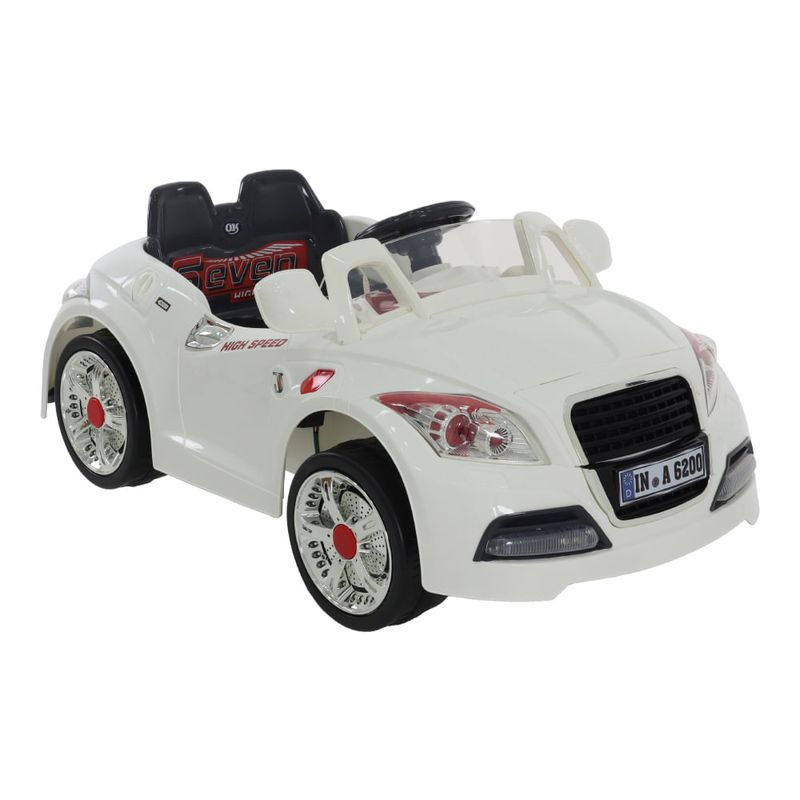 Carro Esporte Elétrico 6V Branco Bel