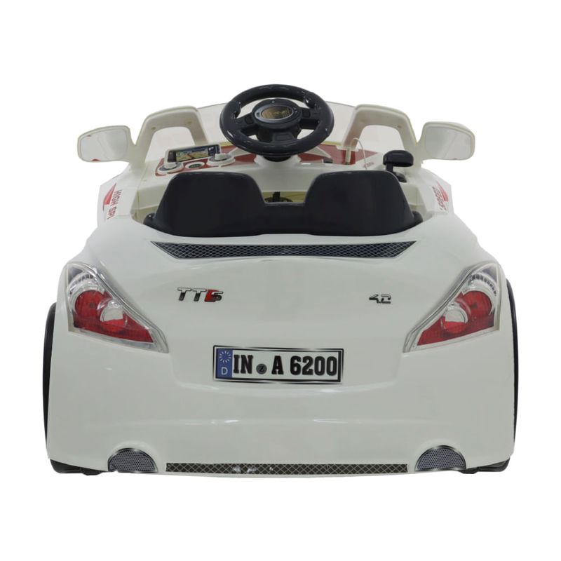 Carro Esporte Elétrico 6V Branco Bel