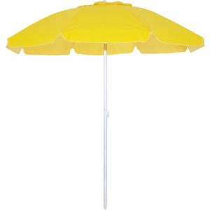 Guarda-sol Articulado em Bagum e Haste de Alumínio 2,00m Amarelo Bel