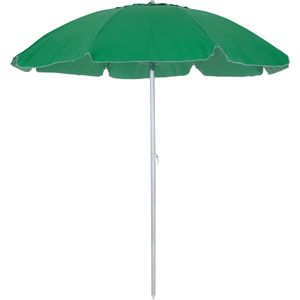 Guarda-sol Articulado em Bagum e Haste de Alumínio 2,00m Verde Bel