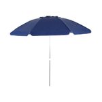 Guarda-sol Articulado Em Bagum com Haste de Alumínio 2,00m Azul Marinho