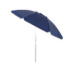 Guarda-sol Articulado Em Bagum com Haste de Alumínio 2,00m Azul Marinho