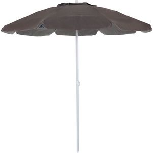 Guarda-Sol Articulado em Bagum e Haste de Alumínio 2,00m Marrom Bel