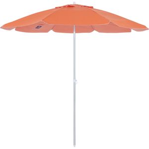 Guarda-Sol Articulado em Bagum e Haste de Alumínio 2,00m Laranja Bel