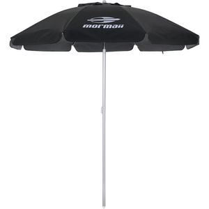 Guarda-Sol Mormaii Articulado em Bagum e Haste de Alumínio 2,00m Preto Bel