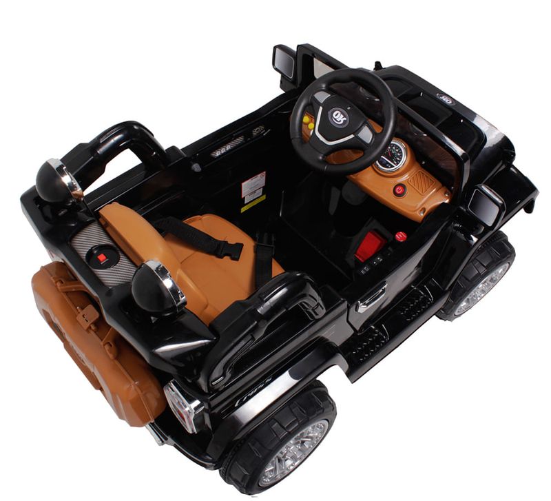 Jipe Trilha Elétrico 12V Preto Bel