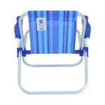 Cadeira Infantil Em Alumínio Azul Bel