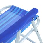 Cadeira Infantil Em Alumínio Azul Bel