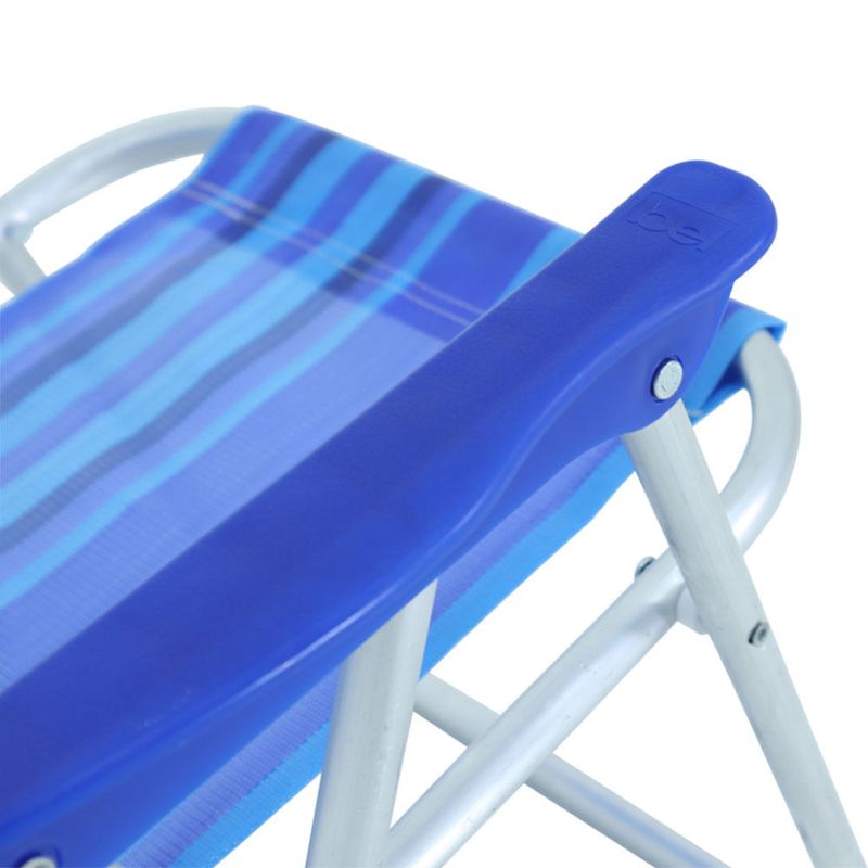 Cadeira Infantil Em Alumínio Azul Bel