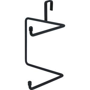 Suporte Papel Higiênico Para Caixa Acoplada Horizontal Preto Bel