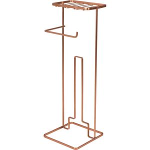 Suporte de Papel Higiênico de Chão com Porta Celular Cobre Bel