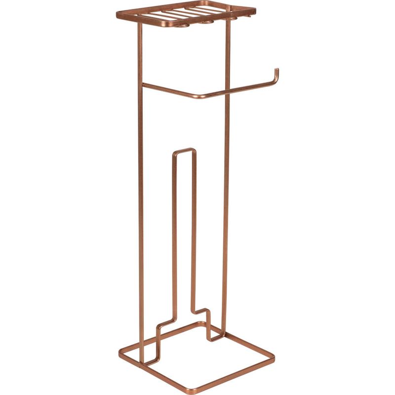 Suporte Papel Higienico Chao C/porta Celular Cobre - Bel