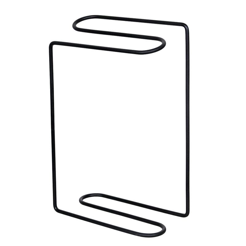 Suporte Toalha Lavabo Preto - Bel