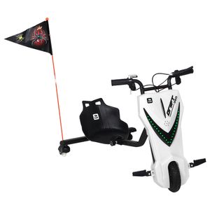 Triciclo Elétrico Drift 360° 36V Branco Bel