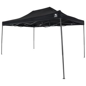 Tenda Gazebo Dobrável Pagoda King Size 3m x 4,5m Preta Bel