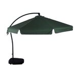 Ombrelone Suspenso Búzios Giratório 360° 3,00m Verde Bel