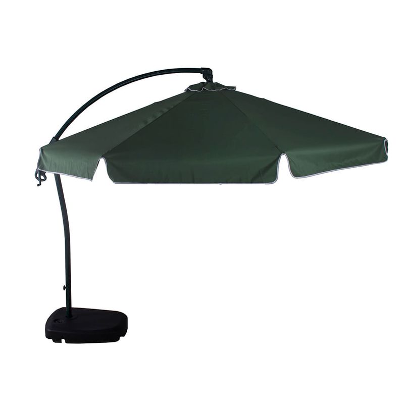 Ombrelone Suspenso Búzios Giratório 360° 3,00m Verde Bel