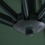 Ombrelone Suspenso Búzios Giratório 360° 3,00m Verde Bel