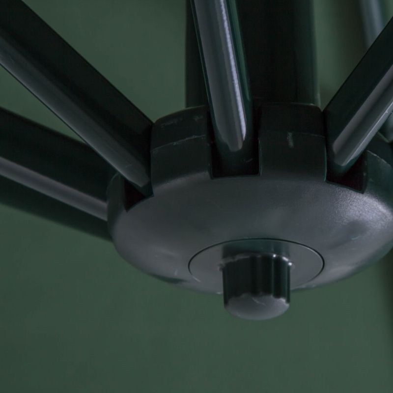 Ombrelone Suspenso Búzios Giratório 360° 3,00m Verde Bel