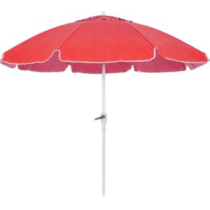 Ombrellone Articulado Maresias em Alumínio 2,50 metros Vermelho Bel