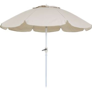 Ombrellone Articulado Maresias em Alumínio 2,50 metros Bege Bel