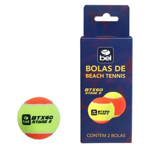 Kit com 2 Bolinhas de Beach Tennis BTX 60 Bel