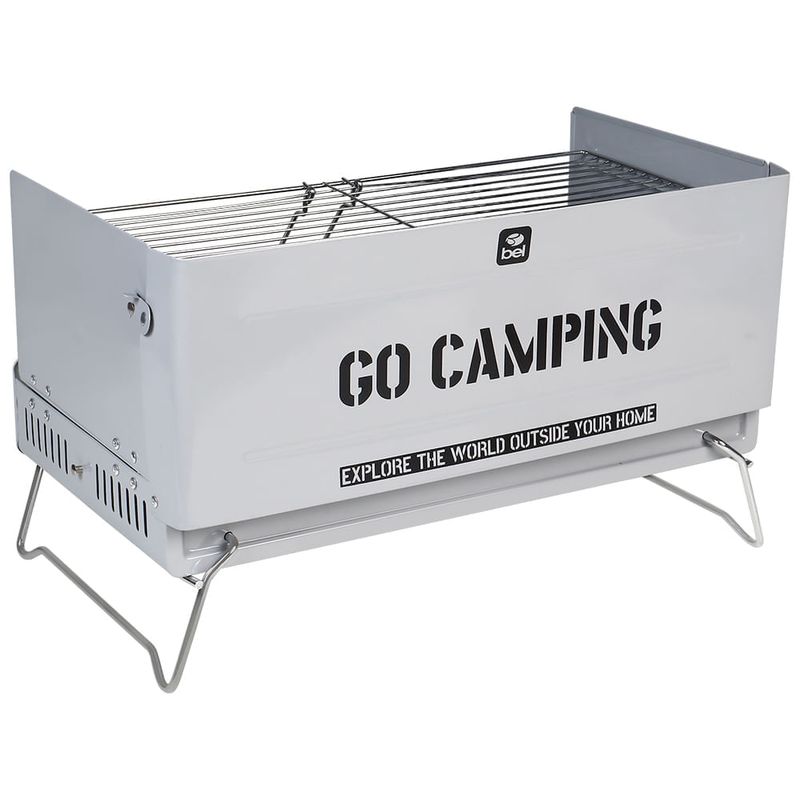 Churrasqueira Portátil com Alça To Go Cinza Bel