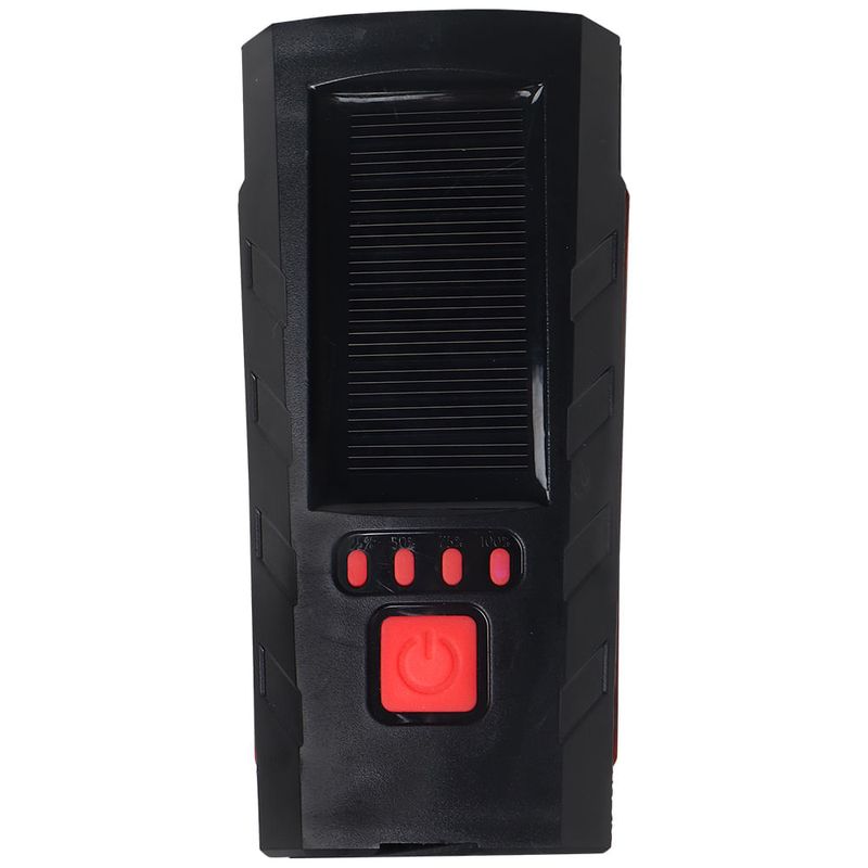 Farol Lanterna Led Bike 400 Lumens Recarregável Solarou com Buzina Bel