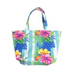 Bolsa de Praia Em Oxford Floral Bel