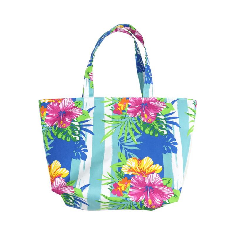Bolsa de Praia Em Oxford Floral Bel